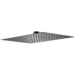 Abode Storm Rectangular Showerhead, 34 x 22cm